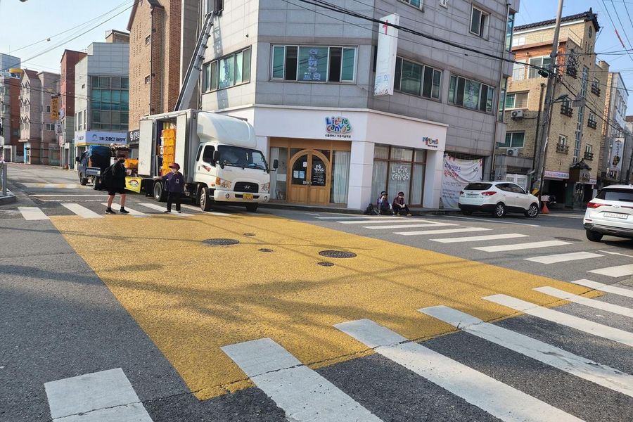 강진 작업 당일 현장